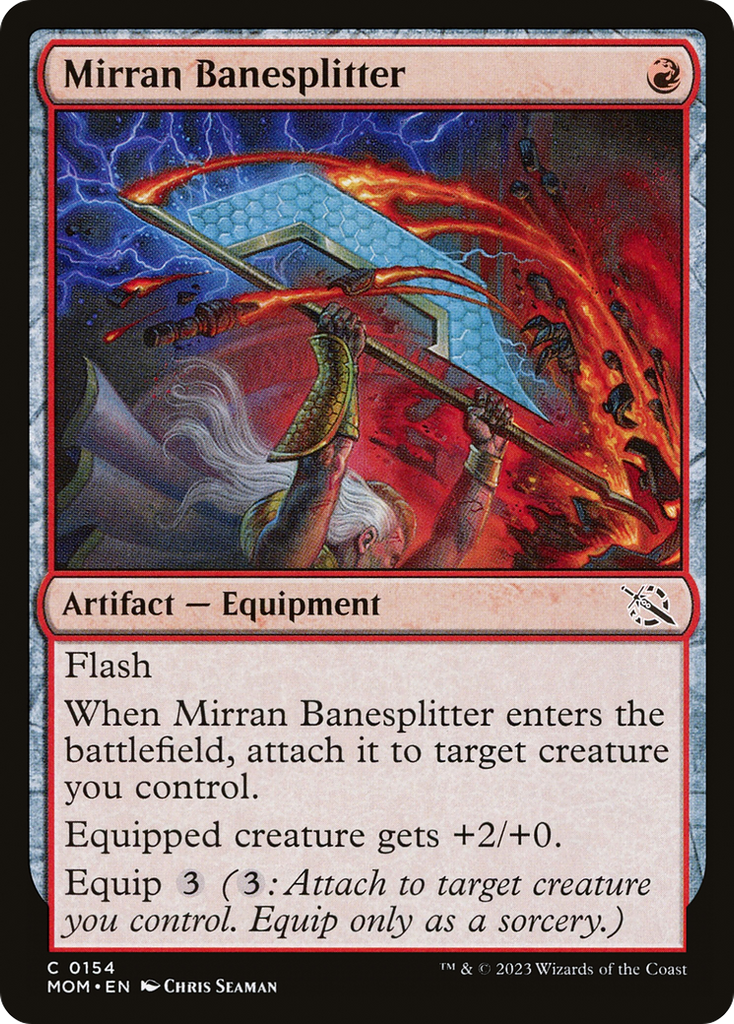 Magic: The Gathering - Mirran Banesplitter Foil - March of the Machine