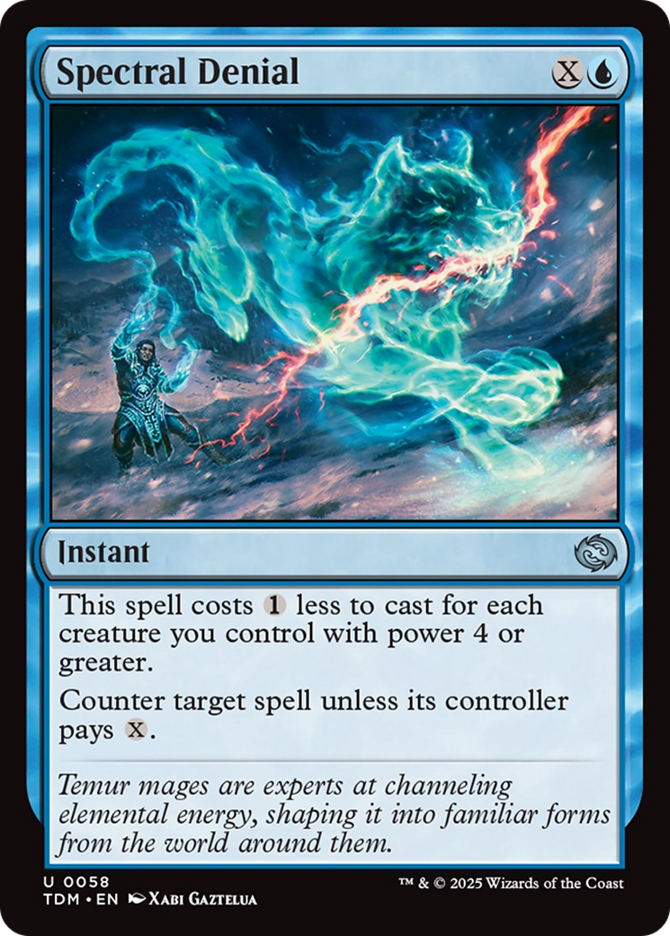 Magic: The Gathering - Spectral Denial Foil - Tarkir: Dragonstorm