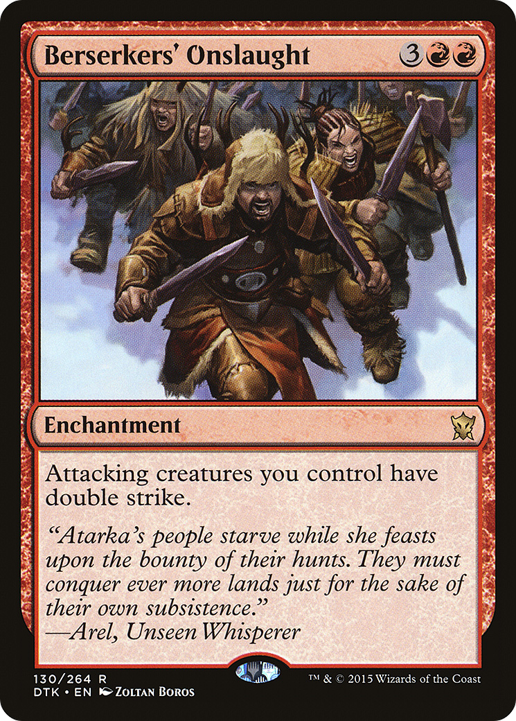 Magic: The Gathering - Berserkers' Onslaught Foil - Dragons of Tarkir
