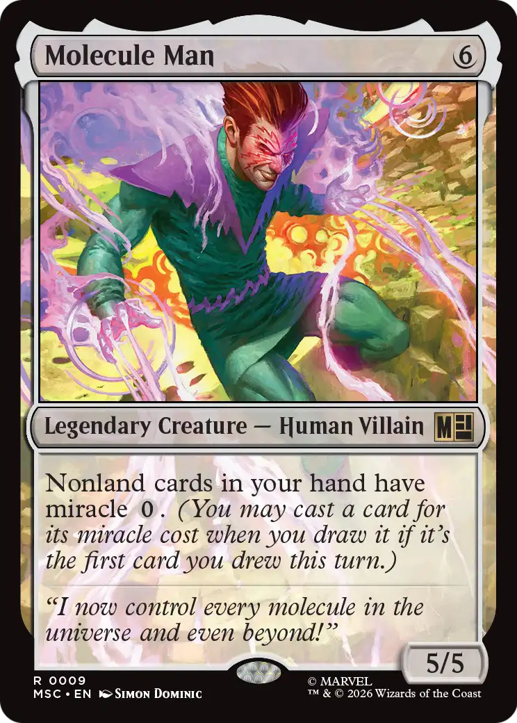 Magic: The Gathering - Molecule Man - Marvel Super Heroes Commander