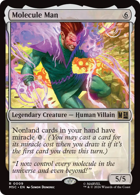 Magic: The Gathering - Molecule Man - Marvel Super Heroes Commander