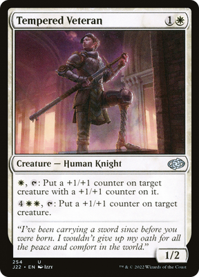 Magic: The Gathering - Tempered Veteran - Jumpstart 2022