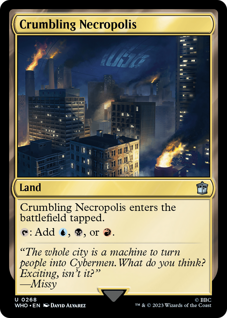 Magic: The Gathering - Crumbling Necropolis Foil - Doctor Who