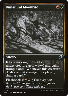 Magic: The Gathering - Unnatural Moonrise Foil - Innistrad: Double Feature