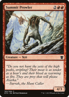 Magic: The Gathering - Summit Prowler Foil - Dragons of Tarkir