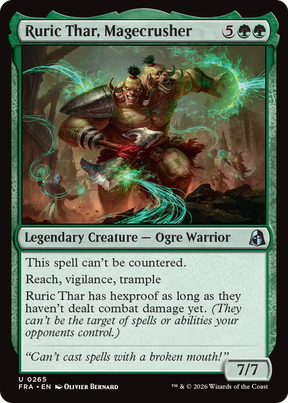 Magic: The Gathering - Ruric Thar, Magecrusher - Reality Fracture