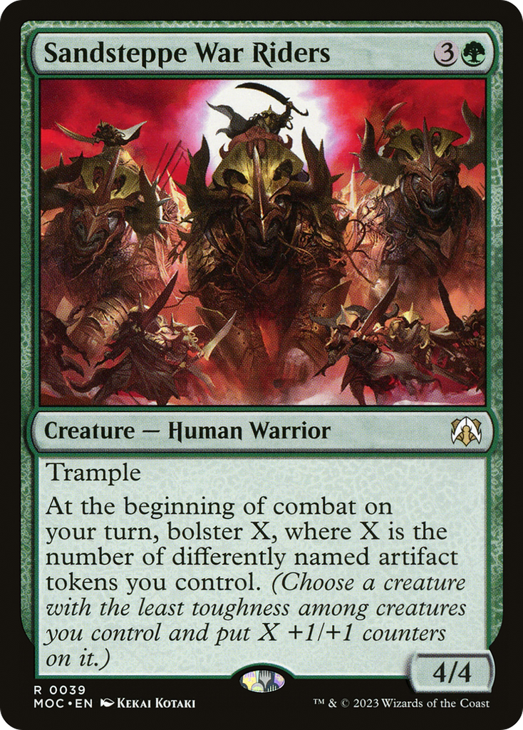 Magic: The Gathering - Sandsteppe War Riders - March of the Machine Commander