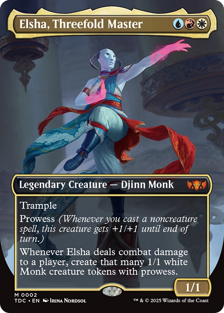 Magic: The Gathering - Elsha, Threefold Master Foil - Tarkir: Dragonstorm Commander