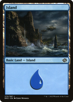 Magic: The Gathering - Island #270 Foil - The Brothers' War