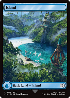 Magic: The Gathering - Island #298 Foil - Final Fantasy