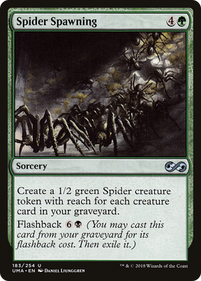 Magic: The Gathering - Spider Spawning Foil - Ultimate Masters