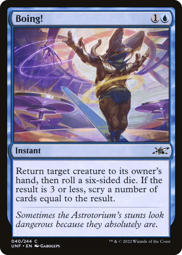 Magic: The Gathering - Boing! Foil - Unfinity