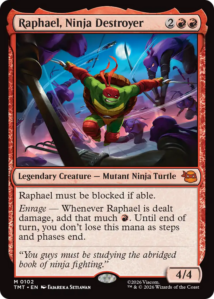 Magic: The Gathering - Raphael, Ninja Destroyer - Teenage Mutant Ninja Turtles