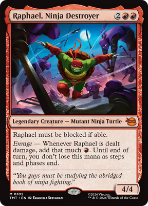Magic: The Gathering - Raphael, Ninja Destroyer Foil - Teenage Mutant Ninja Turtles