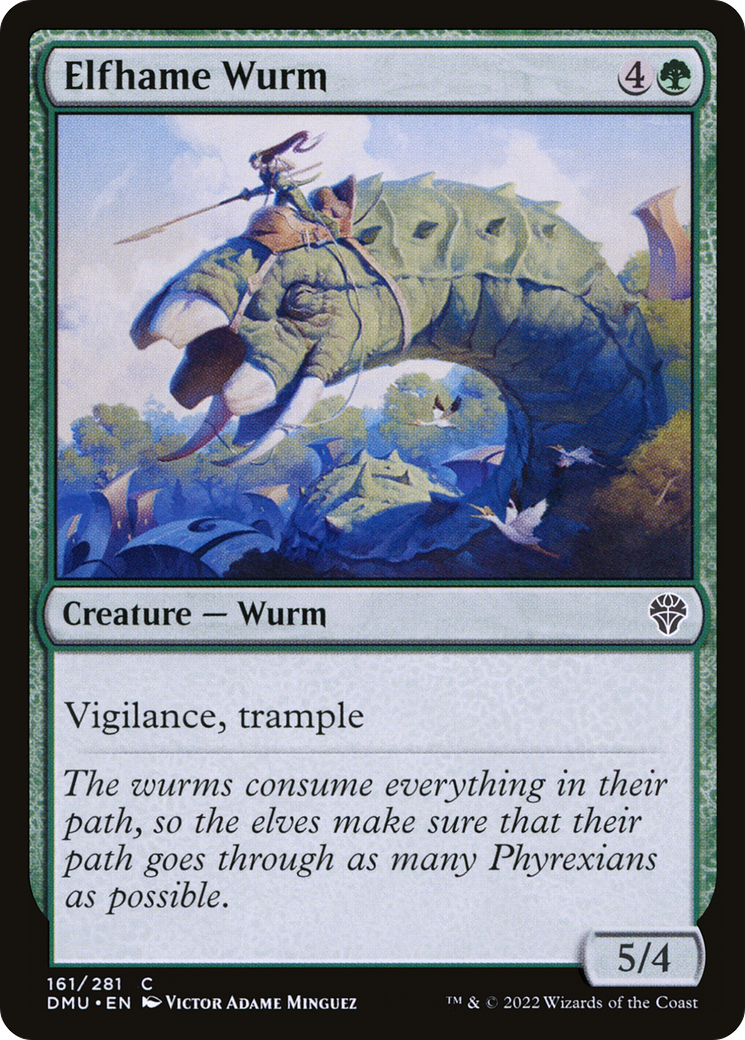 Magic: The Gathering - Elfhame Wurm - Dominaria United