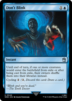 Magic: The Gathering - Don't Blink Foil - Doctor Who