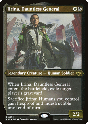 Magic: The Gathering - Jirina, Dauntless General Foil - March of the Machine: The Aftermath