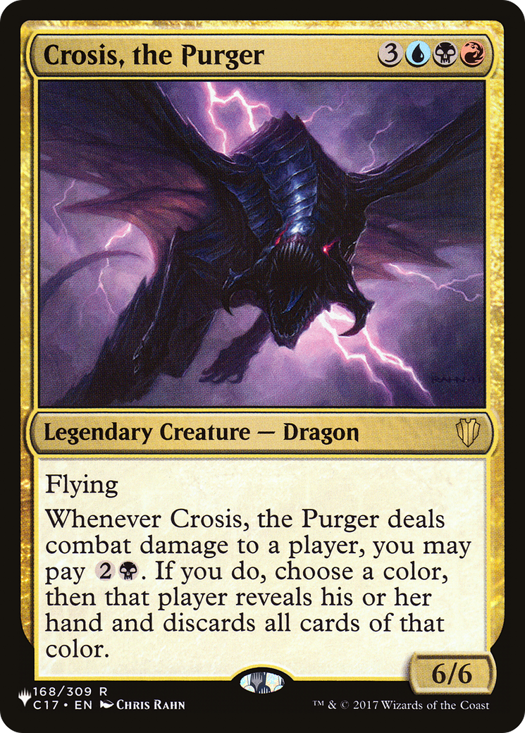 Magic: The Gathering - Crosis, the Purger - The List