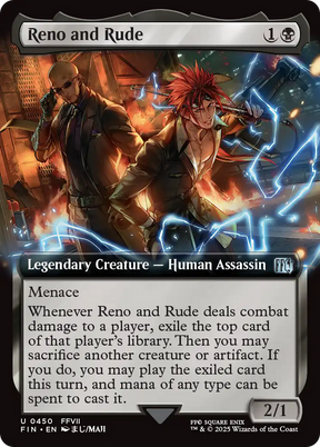 Magic: The Gathering - Reno and Rude Foil - Final Fantasy