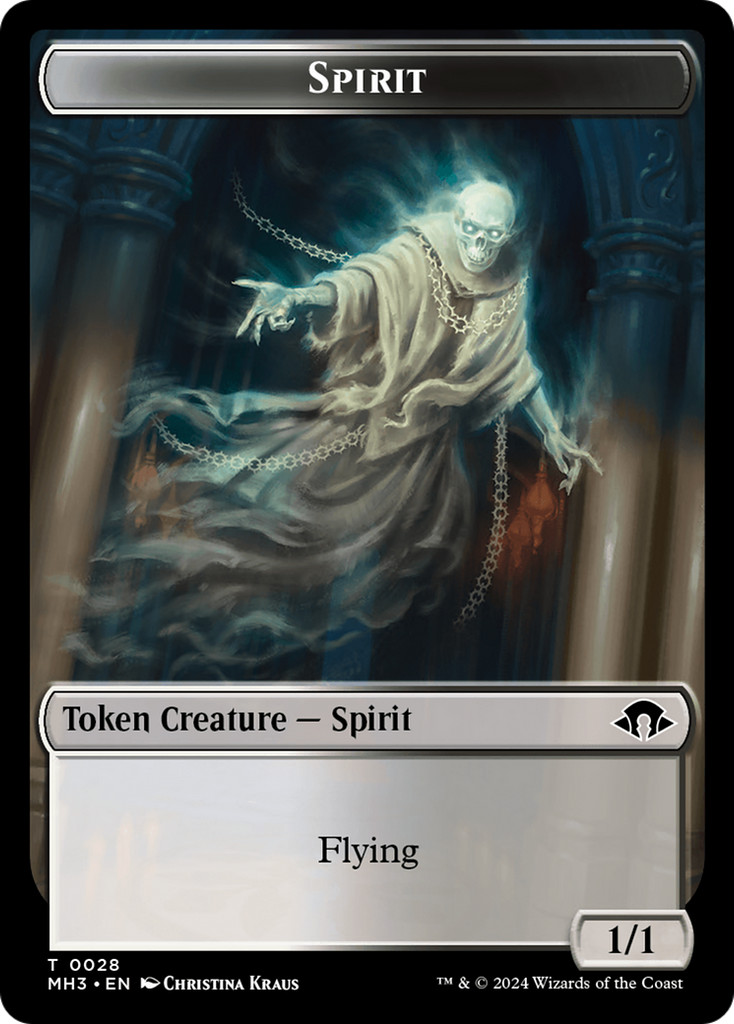 Magic: The Gathering - Spirit Token - Modern Horizons 3 Tokens