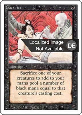 Magic: The Gathering - Opferung - Revised Edition