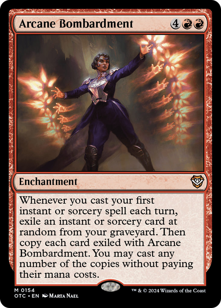 Magic: The Gathering - Arcane Bombardment - Outlaws of Thunder Junction Commander