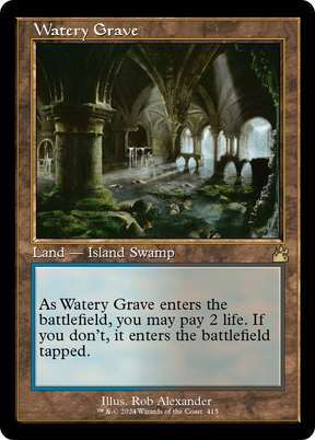 Magic: The Gathering - Watery Grave Foil - Ravnica Remastered
