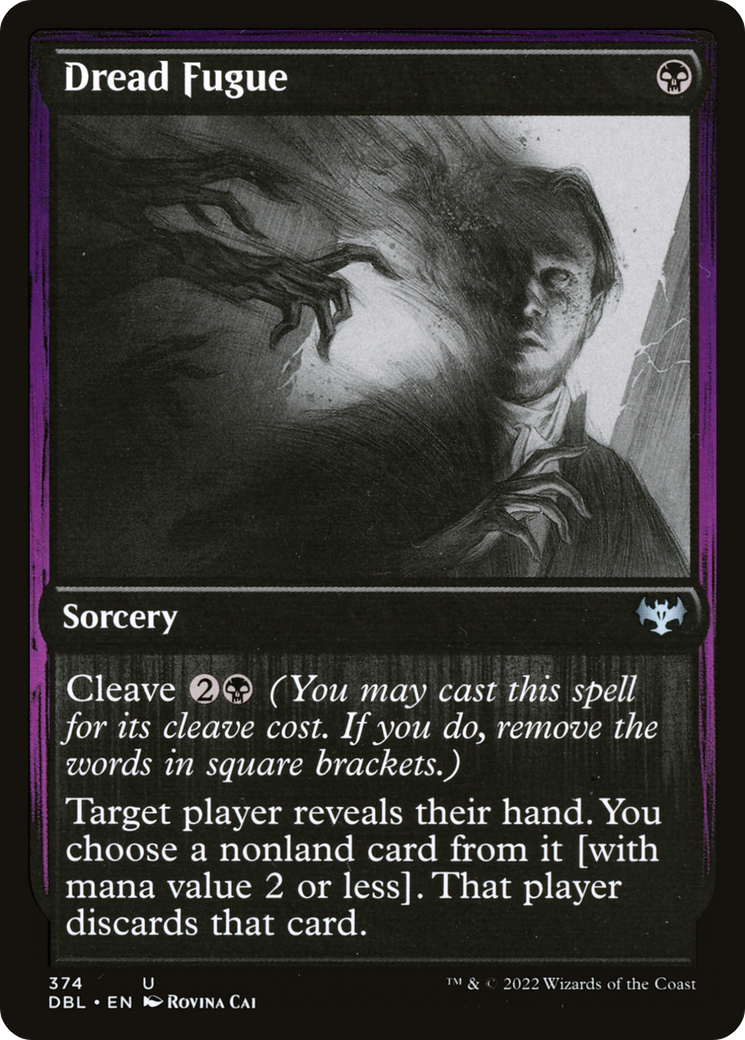 Magic: The Gathering - Dread Fugue Foil - Innistrad: Double Feature
