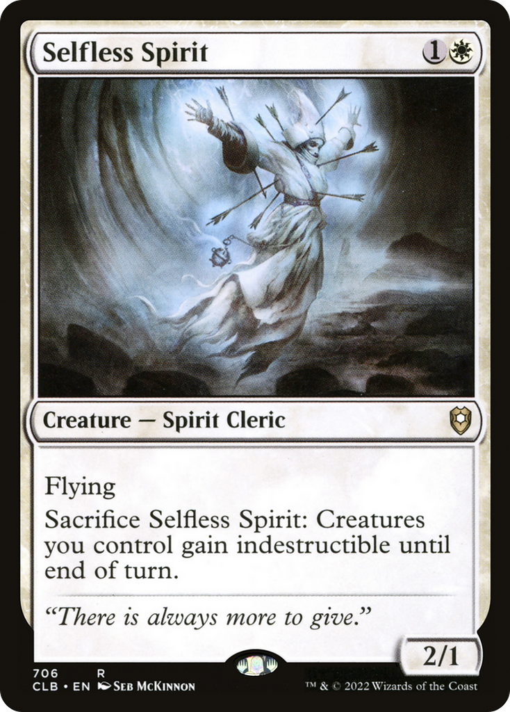 Magic: The Gathering - Selfless Spirit - Commander Legends: Battle for Baldur's Gate