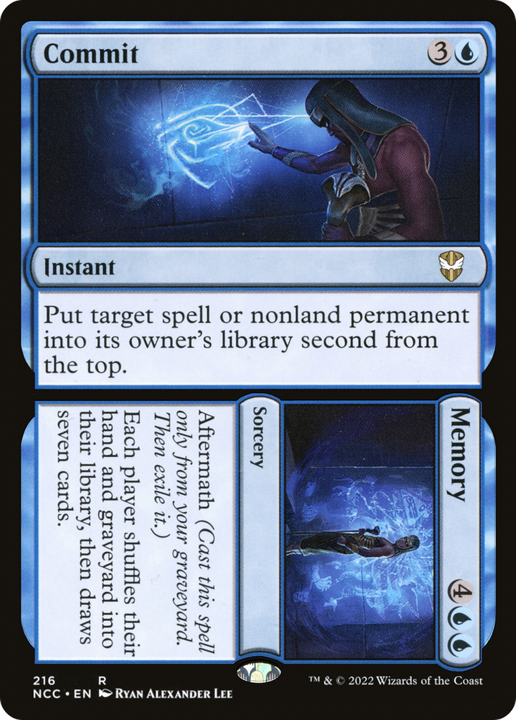 Magic: The Gathering - Commit // Memory - New Capenna Commander