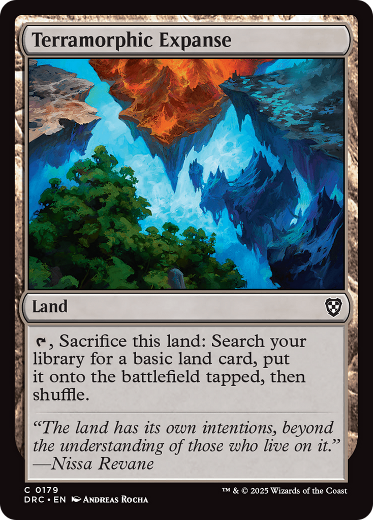 Magic: The Gathering - Terramorphic Expanse - Aetherdrift Commander