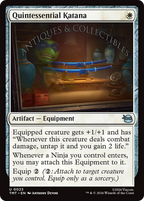 Magic: The Gathering - Quintessential Katana Foil - Teenage Mutant Ninja Turtles