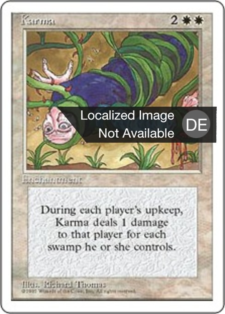 Magic: The Gathering - Karma - Fourth Edition