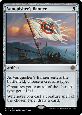 Magic: The Gathering - Vanquisher's Banner - The Lost Caverns of Ixalan Commander