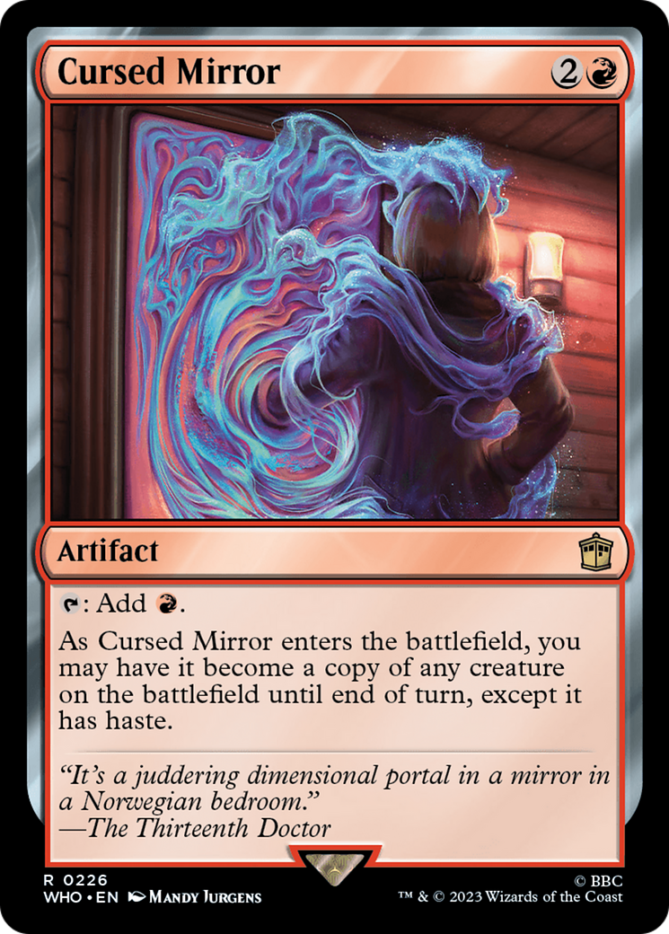 Magic: The Gathering - Cursed Mirror Foil - Doctor Who