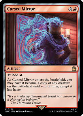 Magic: The Gathering - Cursed Mirror Foil - Doctor Who