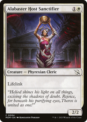 Magic: The Gathering - Alabaster Host Sanctifier Foil - March of the Machine