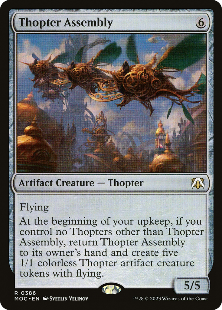 Magic: The Gathering - Thopter Assembly - March of the Machine Commander