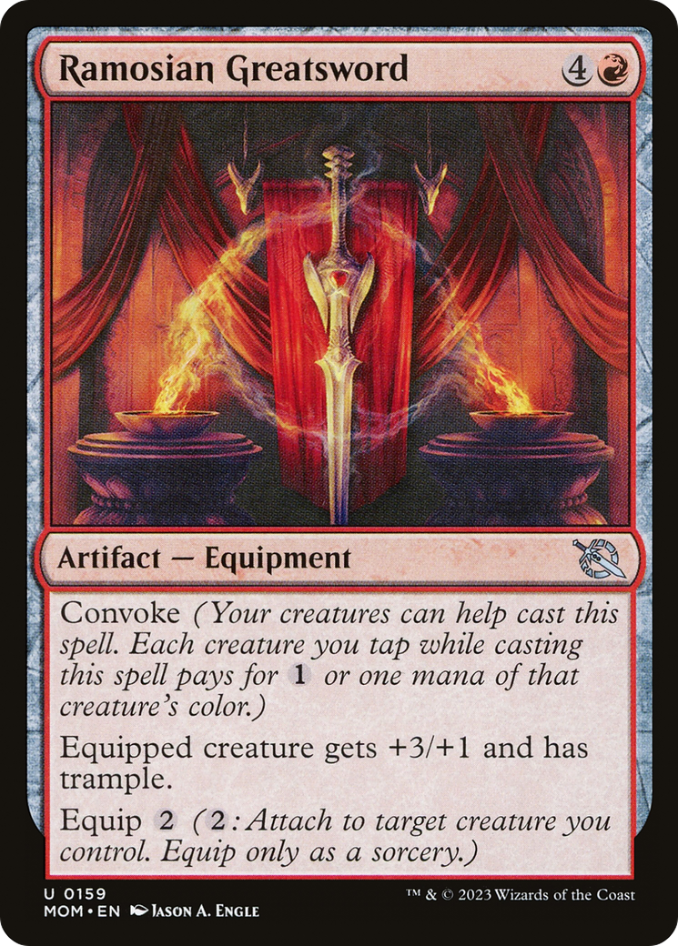 Magic: The Gathering - Ramosian Greatsword - March of the Machine