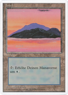 Magic: The Gathering - Insel - Fourth Edition