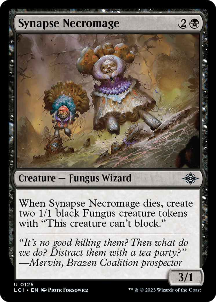 Magic: The Gathering - Synapse Necromage Foil - The Lost Caverns of Ixalan