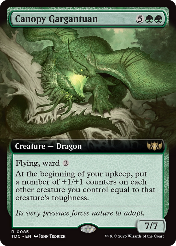 Magic: The Gathering - Canopy Gargantuan - Tarkir: Dragonstorm Commander