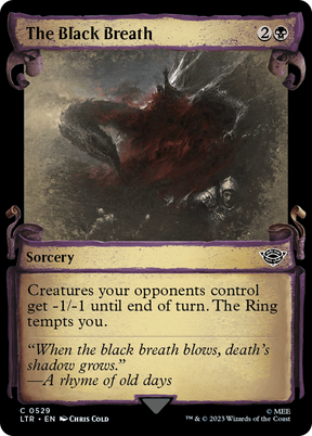 Magic: The Gathering - The Black Breath - The Lord of the Rings: Tales of Middle-earth