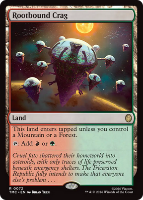 Magic: The Gathering - Rootbound Crag - Teenage Mutant Ninja Turtles Eternal