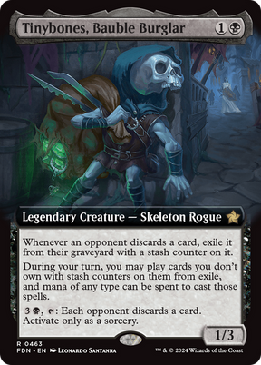 Magic: The Gathering - Tinybones, Bauble Burglar Foil - Foundations