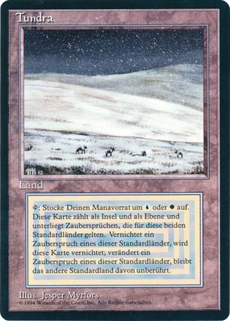Magic: The Gathering - Tundra - Foreign Black Border
