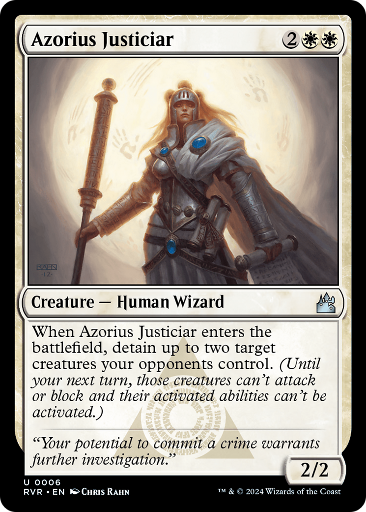 Magic: The Gathering - Azorius Justiciar - Ravnica Remastered