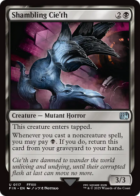 Magic: The Gathering - Shambling Cie'th Foil - Final Fantasy