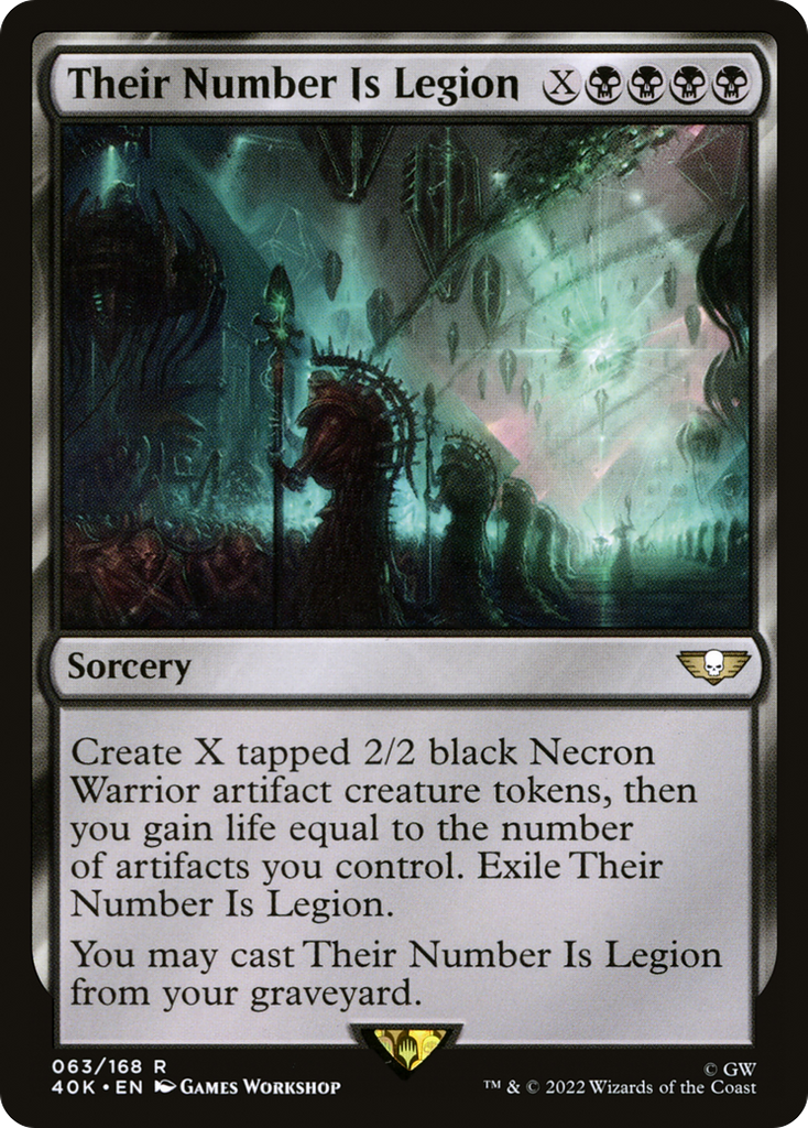 Magic: The Gathering - Their Number Is Legion - Warhammer 40000 Commander