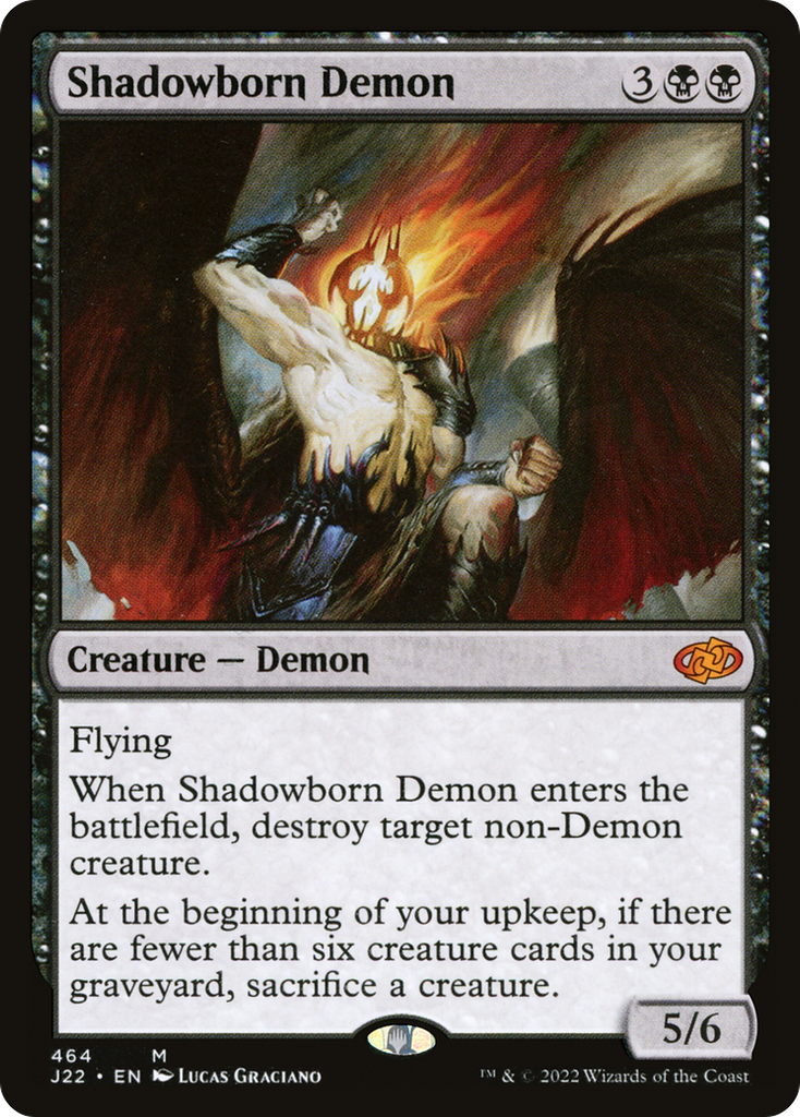 Magic: The Gathering - Shadowborn Demon - Jumpstart 2022